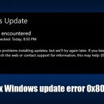 How to fix windows update error 0x800f0990