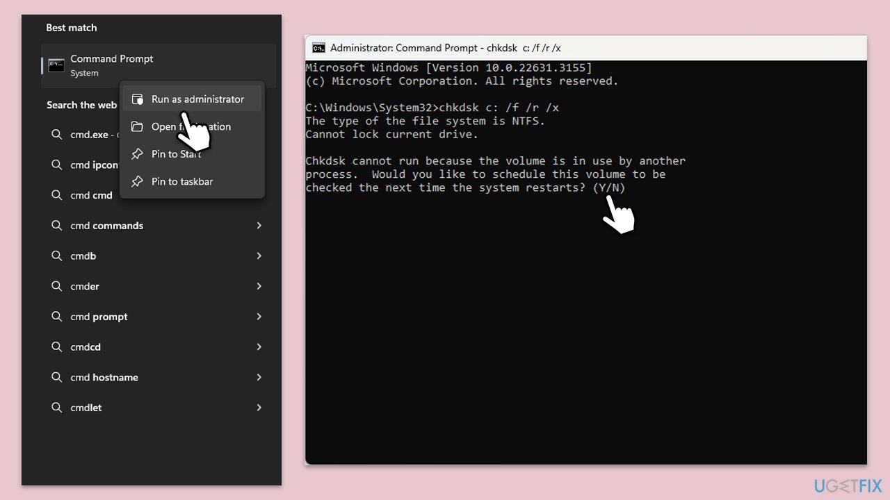How to fix windows update error 0x80240001 check disk copy