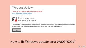 How to fix windows update error 0x8024000d copy
