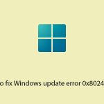 How to fix windows update error 0x80240020 copy