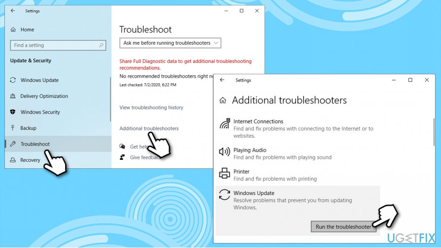 Access Troubleshooters