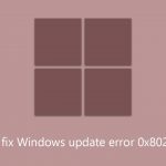 How to fix windows update error 0x80244002