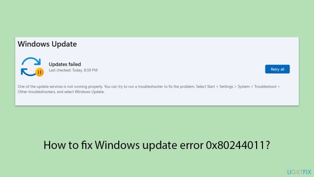 How to fix windows update error 0x80244011 copy