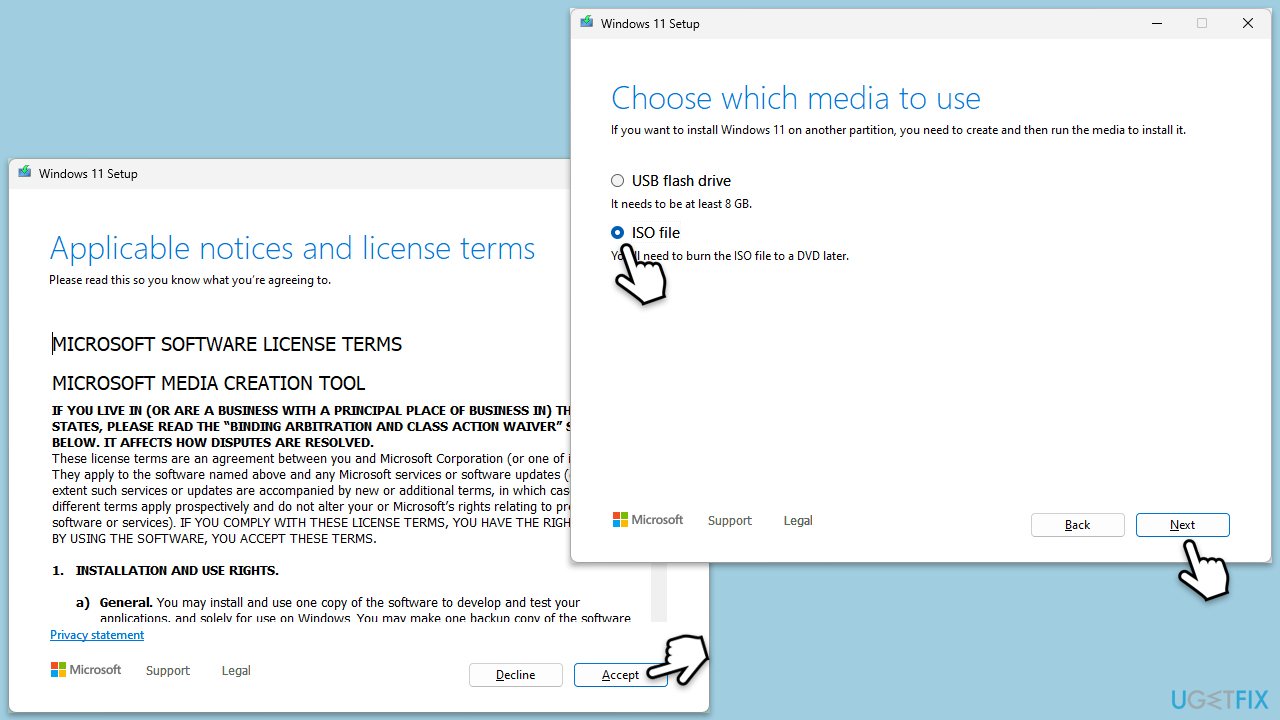 How to fix windows update error 0x8024600 use media creation tool copy