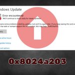 How to fix windows update error 0x8024a203