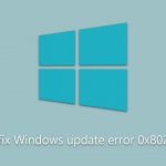 How to fix windows update error 0x8024d00c