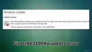 How to fix windows update error 0x8031004a