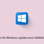 How to fix windows update error 0x80d02004 copy