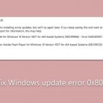 How to fix windows update error 0x80d05001