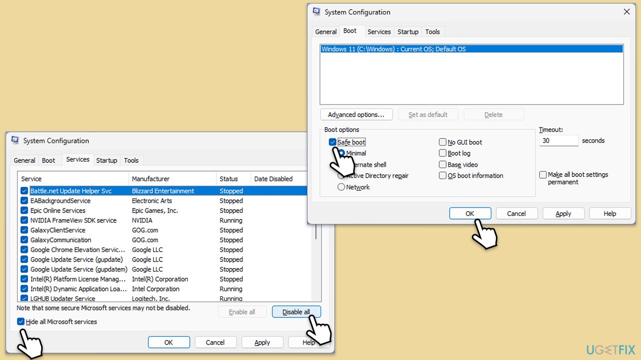 How to fix windows update error 0x8e5e0654 clean boot
