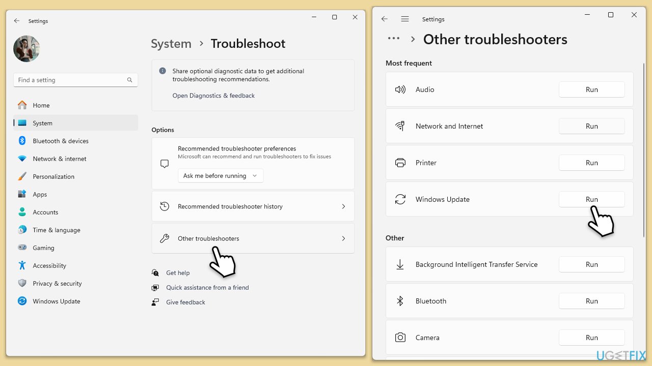 How to fix windows update error 0x8e5e0654 troubleshooter