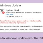 How to fix windows update error 0xc1900104 copy