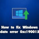 How to fix windows update error 0xc1900130