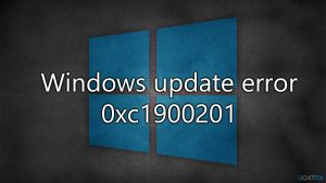 How to fix windows update error 0xc1900201