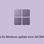 How to fix windows update error 0xc80003fa copy