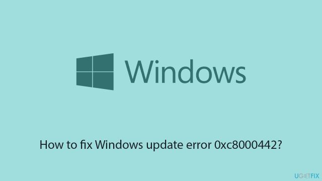 How to fix windows update error 0xc8000442 copy