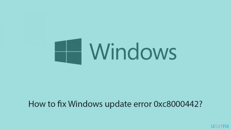How to fix Windows update error 0xc8000442?