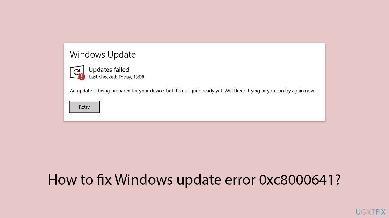 How to fix windows update error 0xc8000641 copy How to fix windows update error 0xc8000641 copy