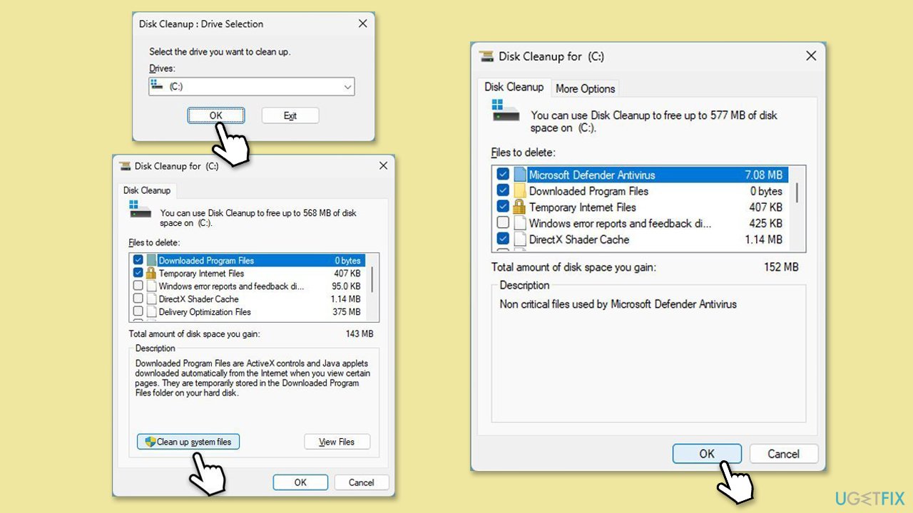 How to fix windows update error 0xca00a000 disk cleanup