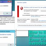 How to fix windows update error code 0x80080005