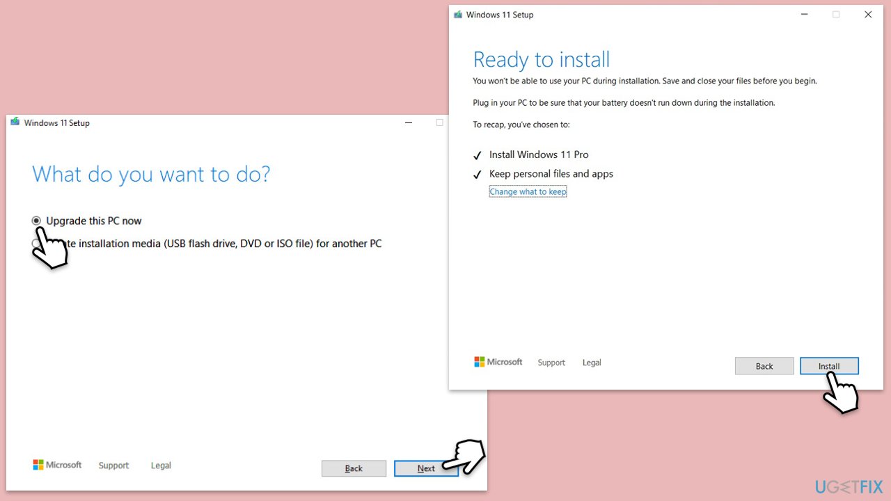 How to fix windows update error code 2147024864 media creation tool