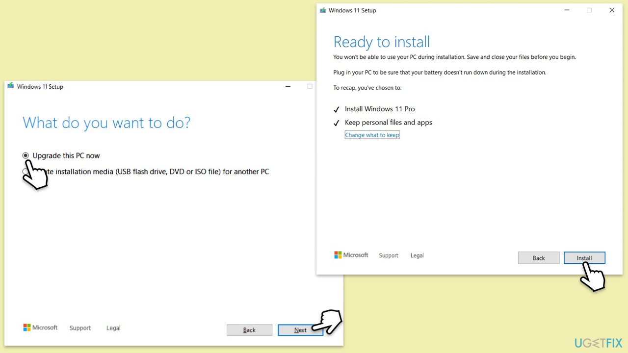 How to fix windows update settings not loading media creation tool