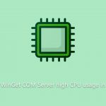 How to fix winget com server high cpu usage in windows