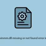 How to fix winmm dll missing or not found error in windows copy