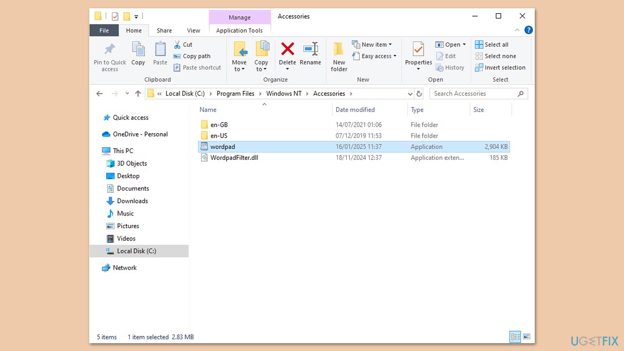 How to fix wordpad missing from windows restore from 23h2 How to fix wordpad missing from windows restore from 23h2
