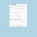 How to fix wuauclt exe not working error in windows