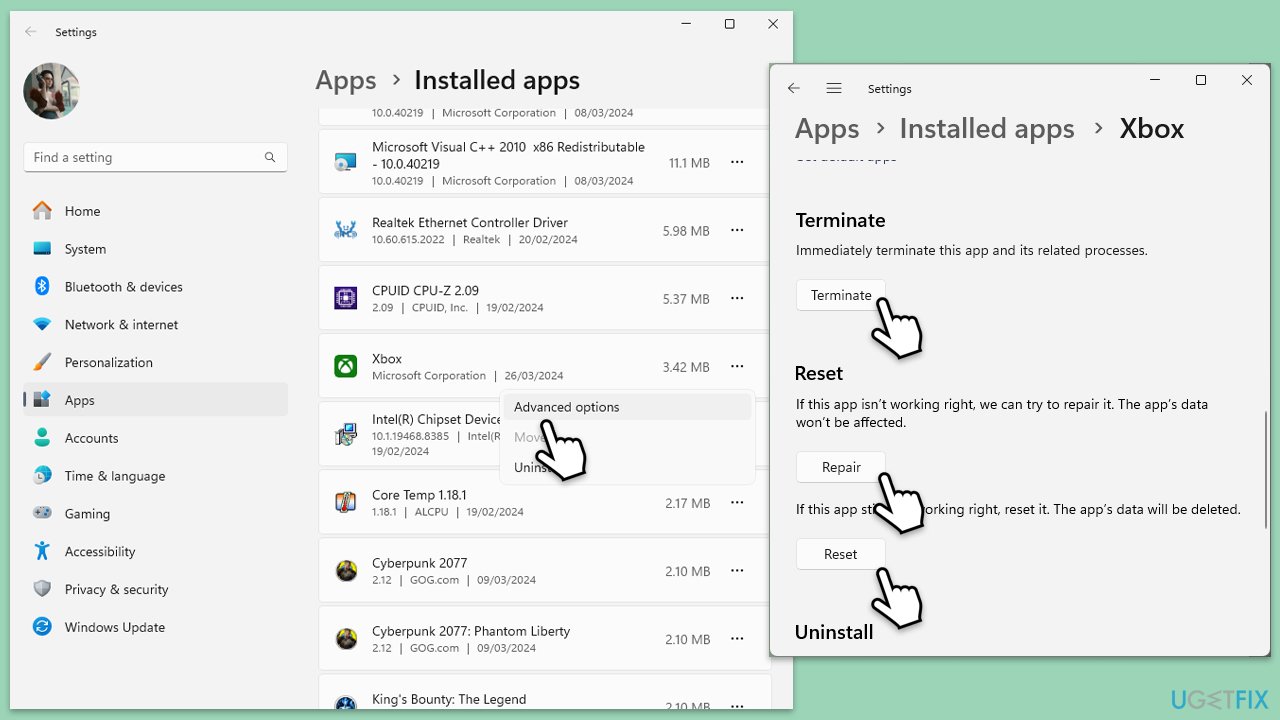 How to fix xbox app error 0x0000042b in windows repair reset xbox app copy How to fix xbox app error 0x0000042b in windows repair reset xbox app copy