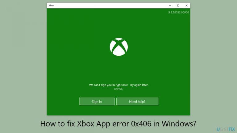 How to fix Xbox App error 0x406 in Windows?