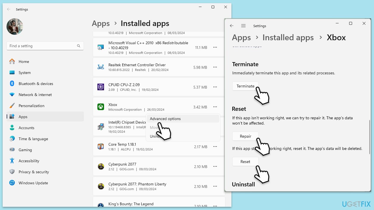 How to fix xbox app error 0x800701c4 in windows repair reset xbox app copy How to fix xbox app error 0x800701c4 in windows repair reset xbox app copy