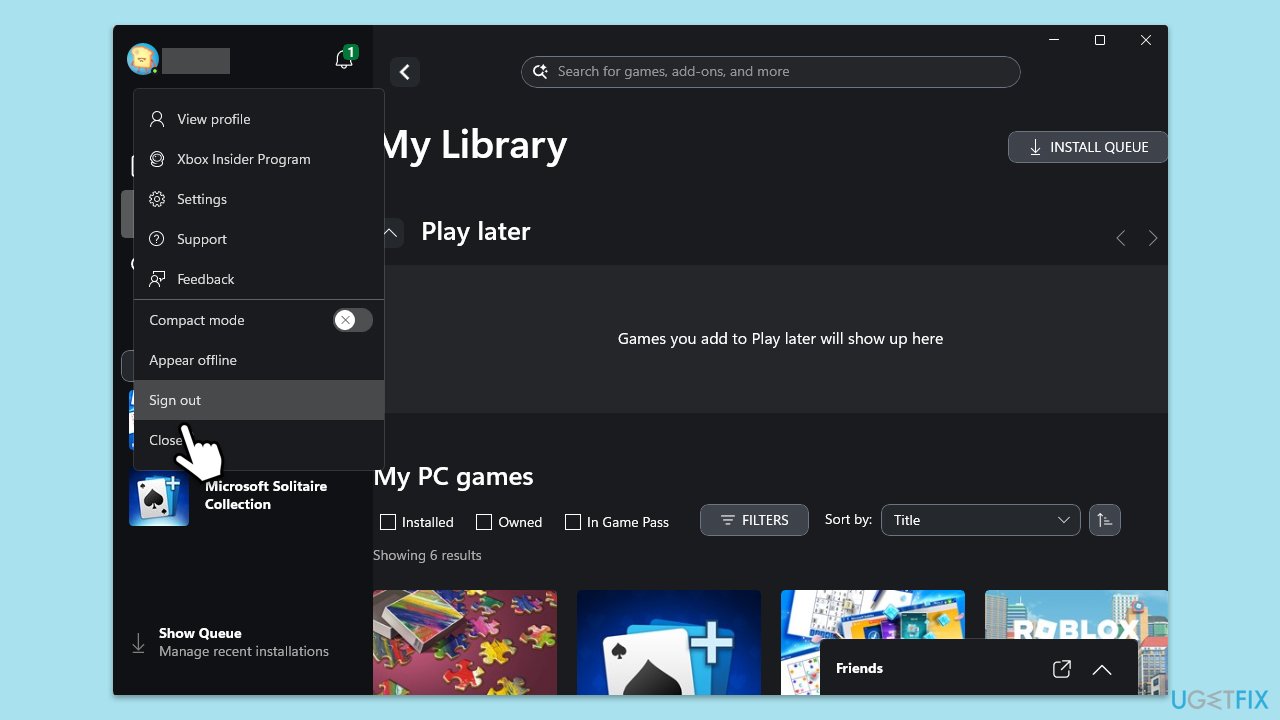 How to fix xbox app error 0x800701c4 in windows sign out copy How to fix xbox app error 0x800701c4 in windows sign out copy