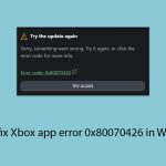 How to fix xbox app error 0x80070426 in windows copy