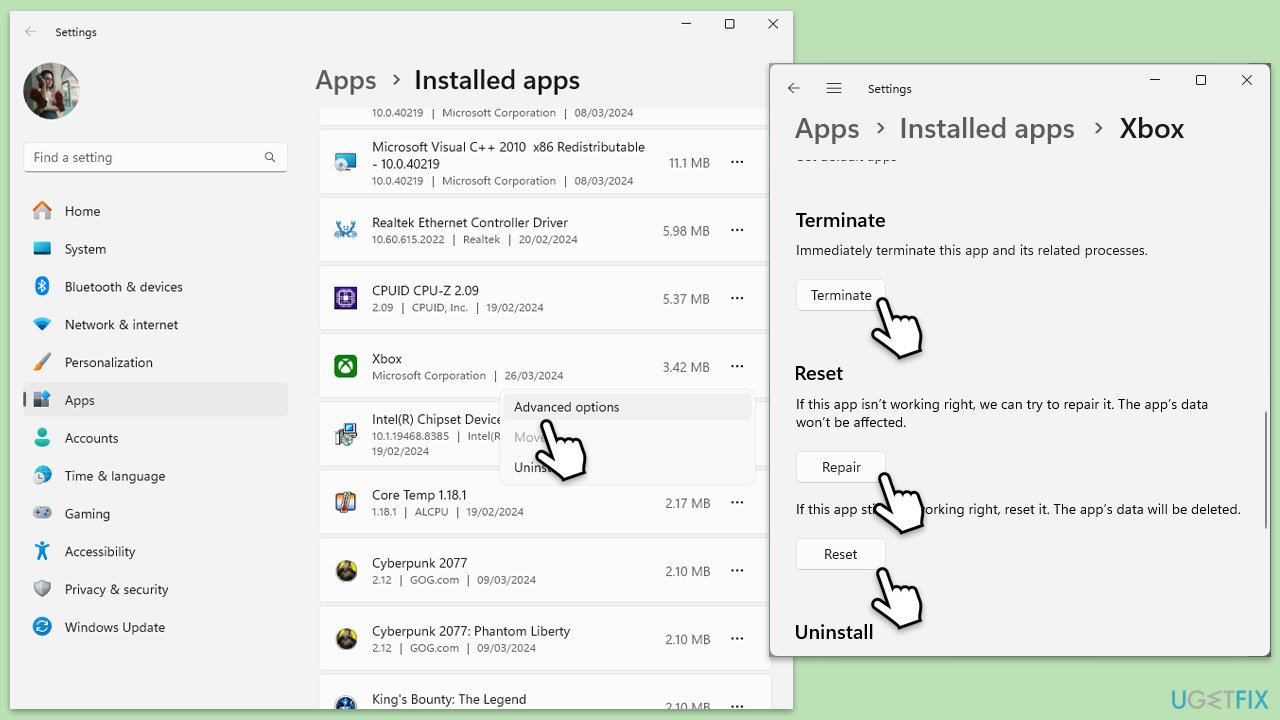 How to fix xbox app error 0x803f8007 in windows repair reset xbox How to fix xbox app error 0x803f8007 in windows repair reset xbox