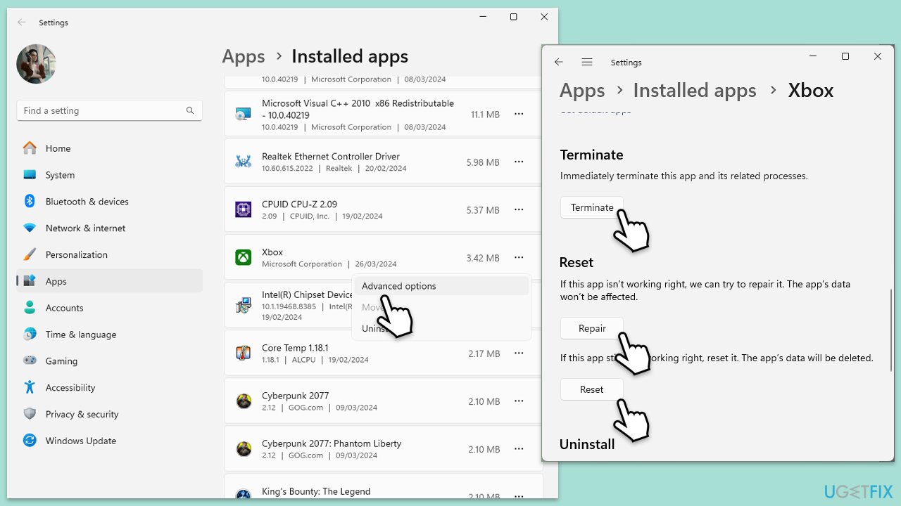 How to fix xbox app error 0x87e00191 in windows repair reset xbox How to fix xbox app error 0x87e00191 in windows repair reset xbox