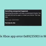 How to fix xbox app error 0x89235003 in windows copy