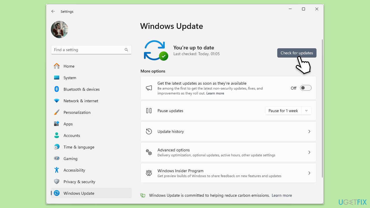 How to fix xbox app error 0xc00cee3a in windows check for updates