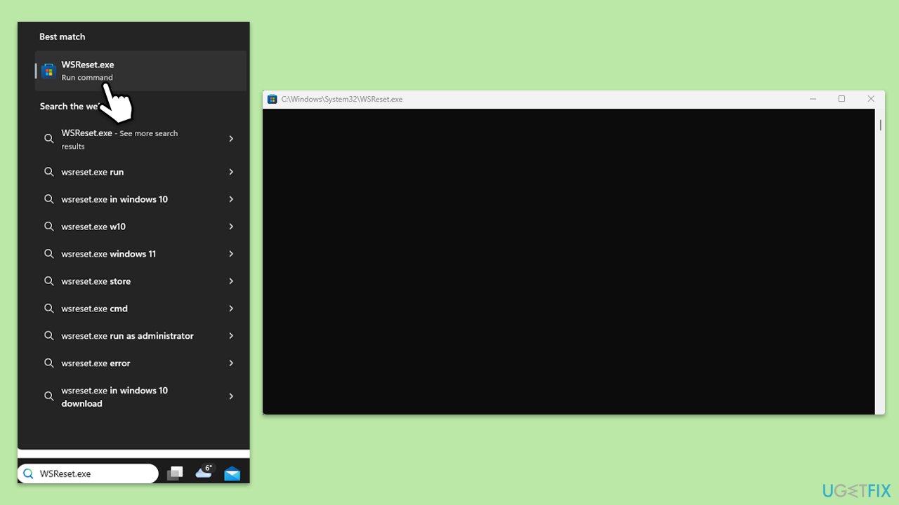 How to fix xbox app error 0xc00cee3a in windows reset store cache wsreset