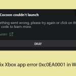How to fix xbox app error 0xc0ea0001 in windows copy