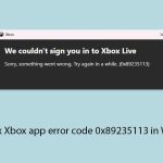 How to fix xbox app error code 0x89235113 in windows copy