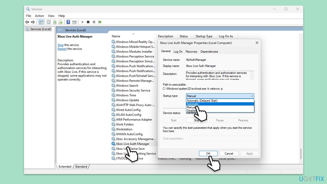 How to fix xbox app error content failed to load in windows check services