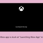 How to fix xbox app is stuck at launching xbox app in windows