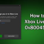 How to fix xbox live error 0x80045c3c