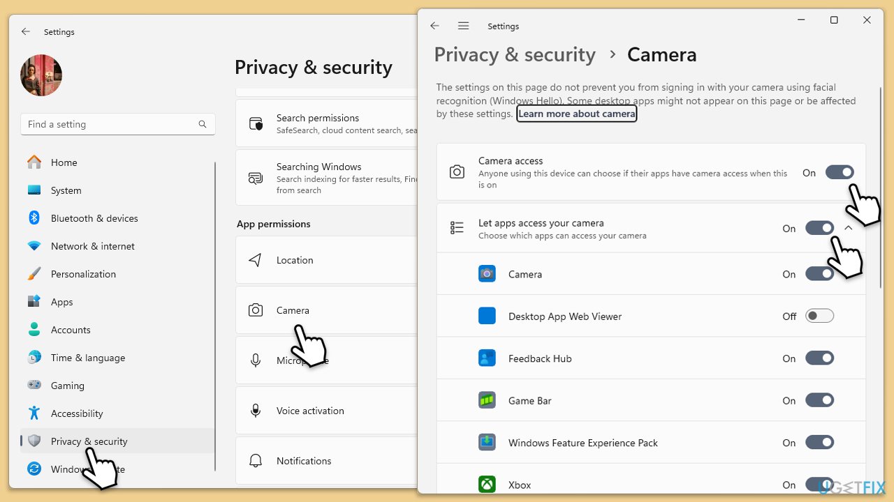 How to fix your camera is reporting that it is blocked or turned off error in windows check for permissions copy How to fix your camera is reporting that it is blocked or turned off error in windows check for permissions copy