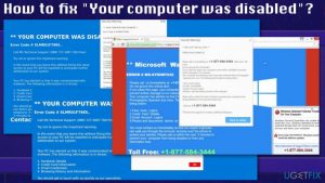 How to fix your computer was disabled