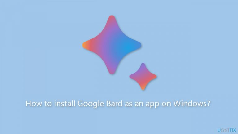 How to install Google Bard as an app on Windows?