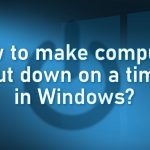 How to make computer shut down on a timer in windows