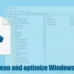 How to optimize and clean windows registry